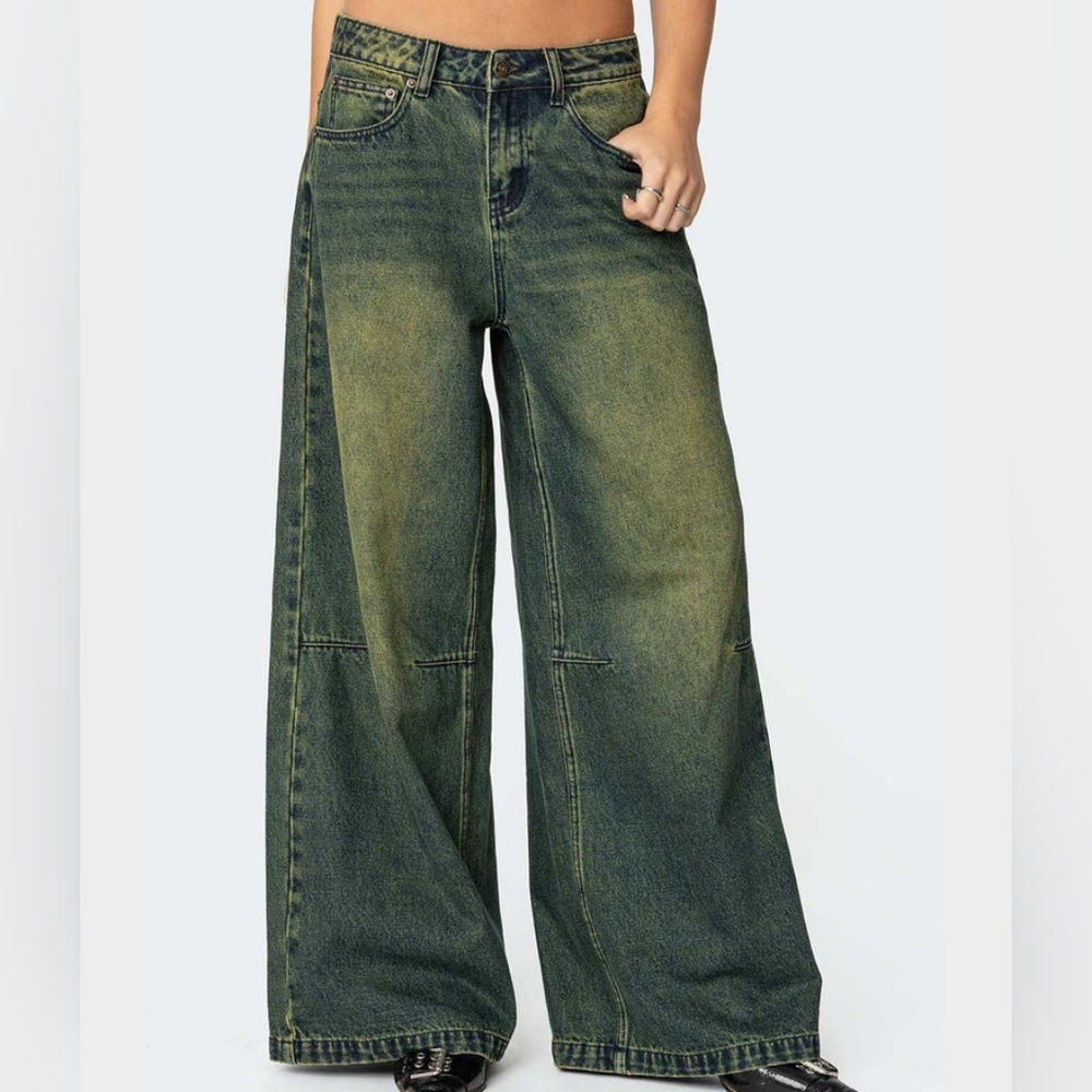Shawn Wide Leg Baggy Low Rise Jeans